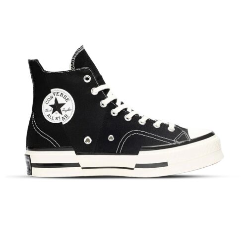 Converse Chuck mid plus black white