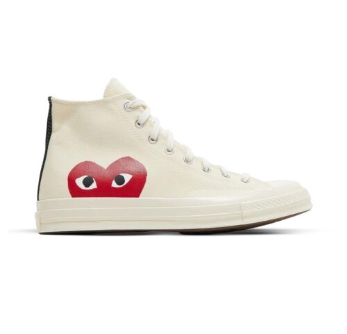 Converse heart white High ankle