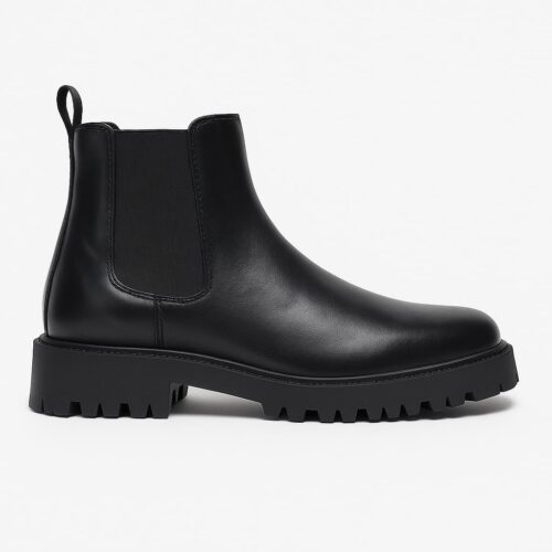 Wrinkle free chelsea boots (black)