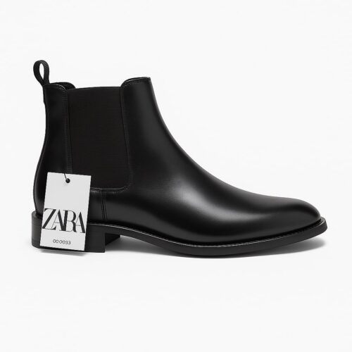 Wrinkle free chelsea boots( black)