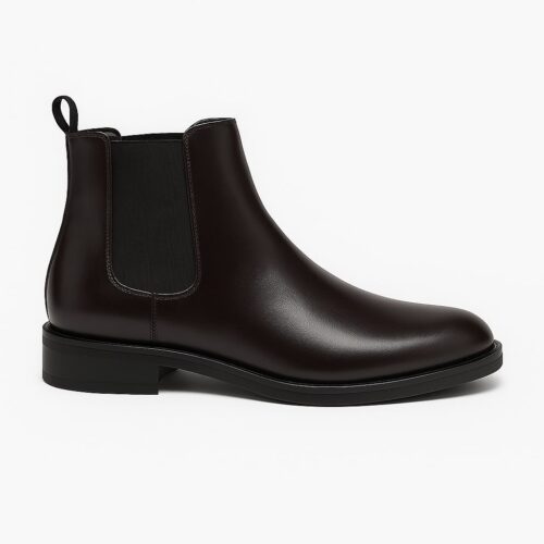 Wrinkle free chelsea boots( brown)