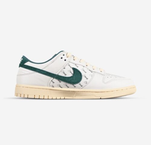 Nike sb dunk STUSSY white green 2025