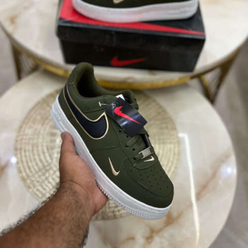 Nike airforce double swoosh green