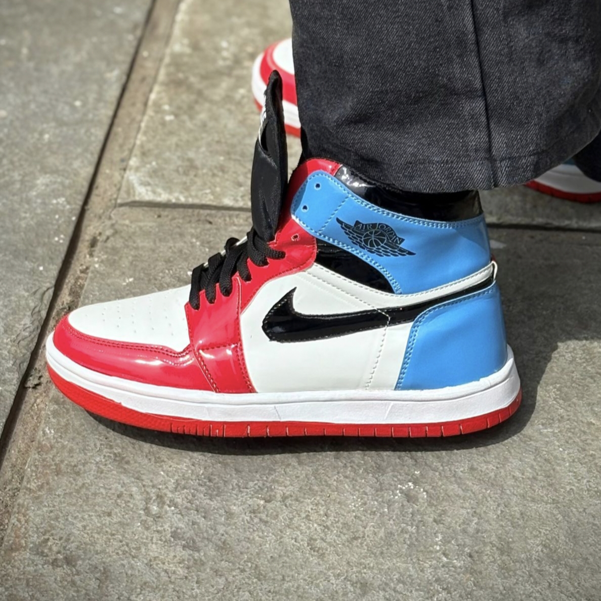 air jordans glossy blue